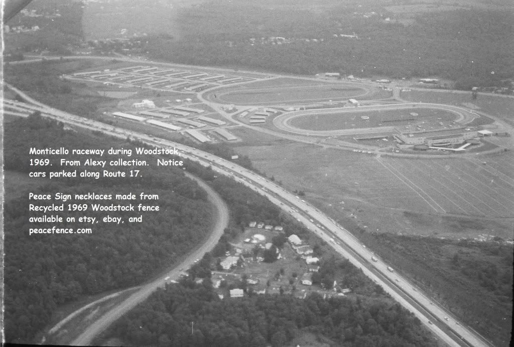 Aerial View Of Monicello Raceway Route 17 During Woodstock Photo by